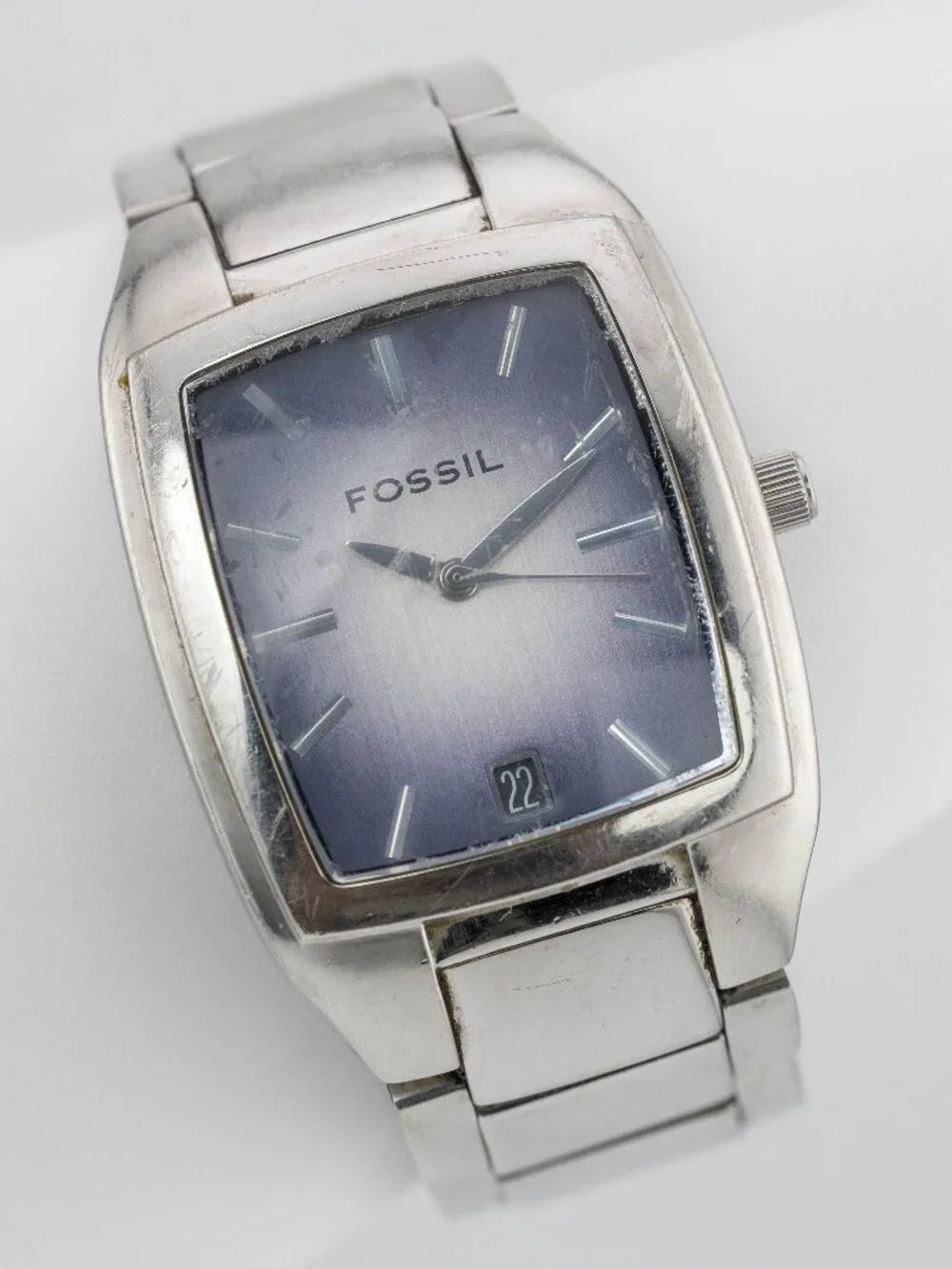 FOSSIL Arkitekt FS-2990 Blue Dial Quartz Analog Men's Watch Fresh Battery